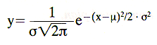 Gauss formel r ett rent matematiskt samband mellan tv variabler
x och y