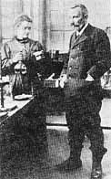 Marie och Pierre Curie.