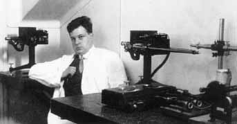 Rolf Sievert i sitt laboratorium 1929.